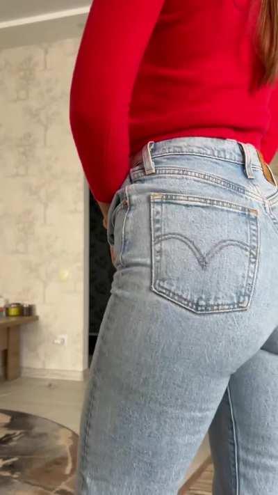 does my butt look really fat in these jeans?