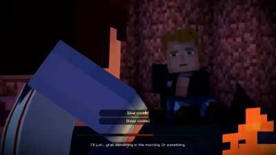 One of my favourite clips of Technoblade in Minecraft Story Mode