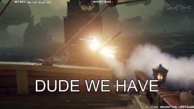 Bringing back this masterpiece- CAPTAIN! LOOK!