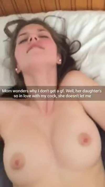 You can see the bliss on her face she has while getting fucked by her step brother