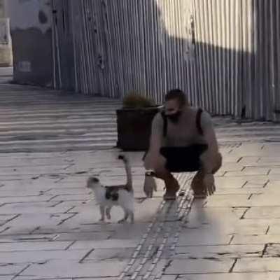 Its almost like one of those movie scenes