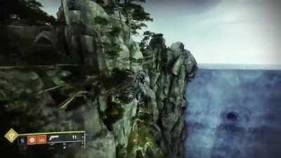 Morgeth Bridge to Secret chest in 1 Jump