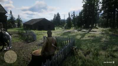 All I wanted to do was jump over the fence man