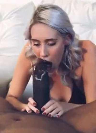 White dick doesn't make her eyes roll like this... the open mouth after as well 🤤