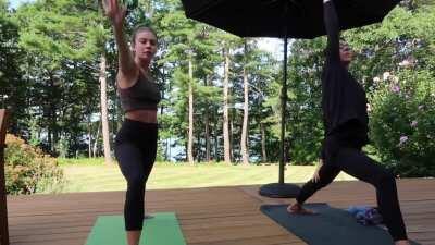 Yoga with Momma Hannelius