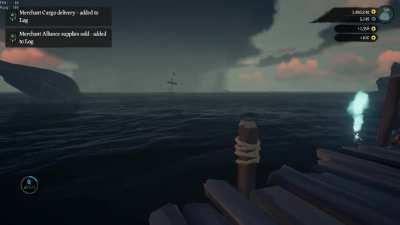 Our ship saw a spider on the dock