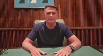 O mau perdedor se pronunciando novamente sobre os bloqueios criminosos