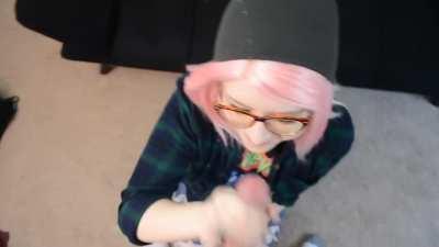 Teen Blonde Cumshot Porn GIF by xtimes3