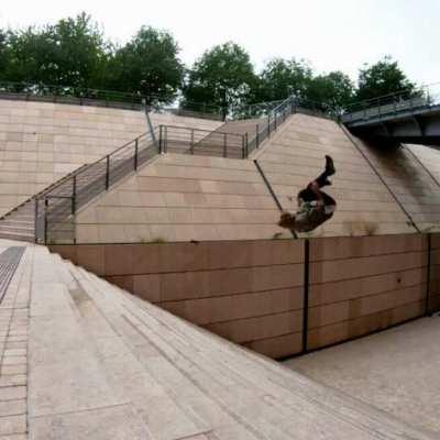 Why use the stairs when you can fly?