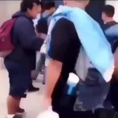 mans got cheeked🤒