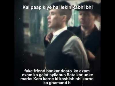 title gaya fake friends ki marne