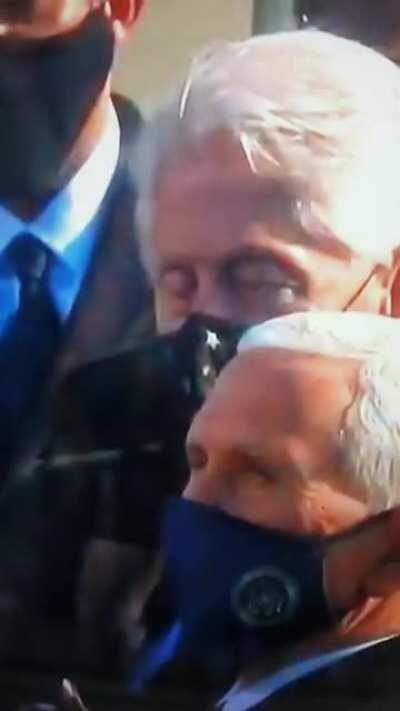 ...to stay awake at the inauguration...