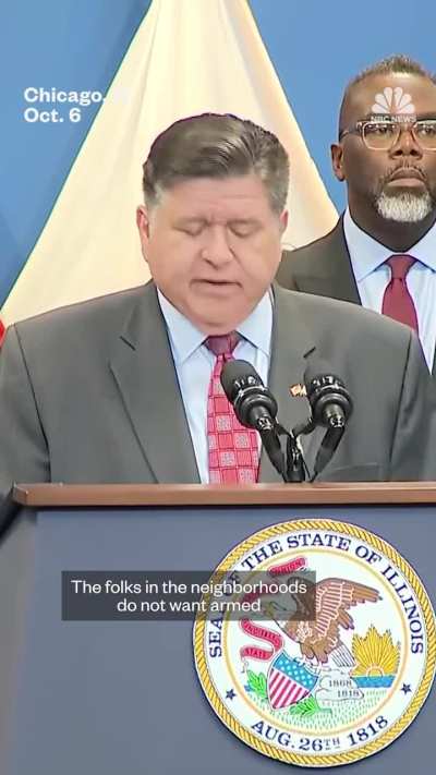 Illinois governor JB Pritzker slams President Trump's decision to deploy National Guard troops to Chicago, saying 