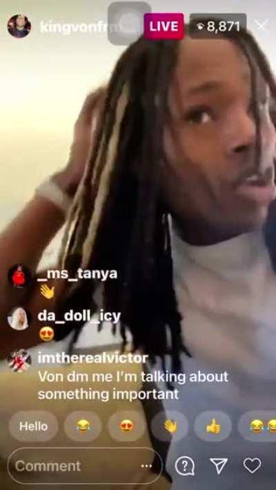 King von says what he really thinks about his fans😂