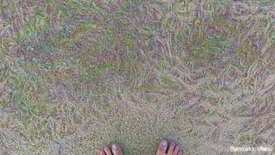 Watch My Feet At This Sandy Beach