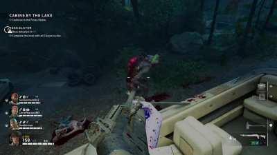 In case you didn't know, the hag is completely blind but it has very good hearing and will come after, gunfire, movement sounds and even character voicelines.