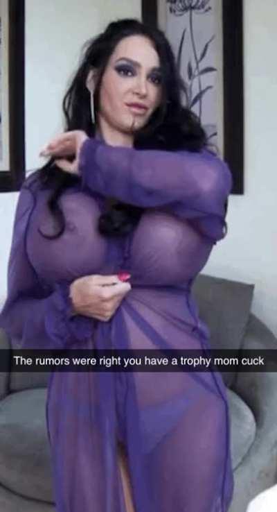 Your bullies found out your slutty mom walks around almost nude24/7 in your apartment so they find random reasons to knock at ur door just to get a glimpse and film her,the videos spread like wildfire around the city and now random men find excuses to kno