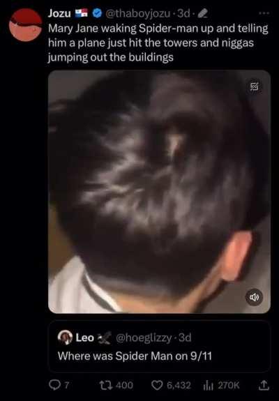 He forgot to take his Spidey Senses off of vibrate