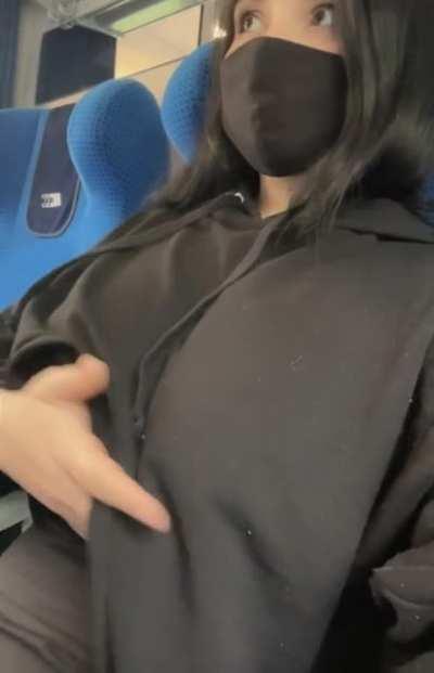 Titties in the train