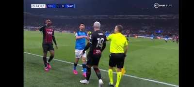 Theo screaming at Lozano