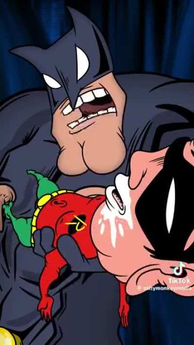 Wordington Batman gives Robin some batmilk