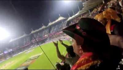 Crazy scenes from Chepauk after the winning runs were scored