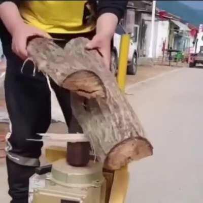 Conical log splitter