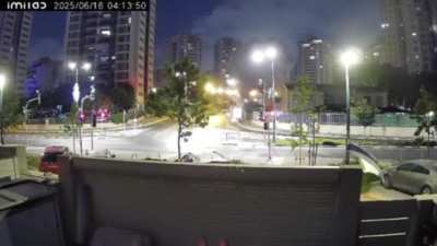 Iranian BM hitting Israel 16/6/2025