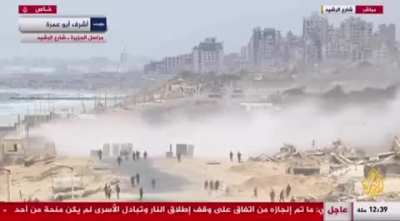 As a ceasefire is put in place, the IOF is attacking Palestinians trying to return to their destroyed homes in the north of Gaza.