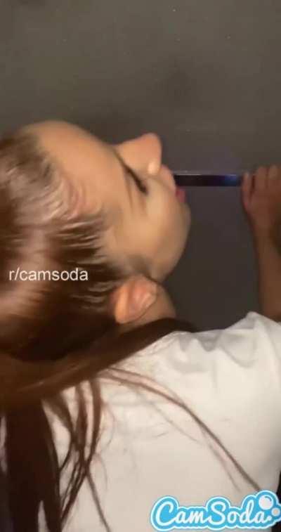 Fucked in the bathroom at a house party😍 Links in comments