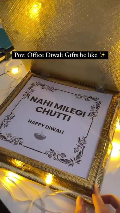 Best Diwali gift for employees by corporates... 