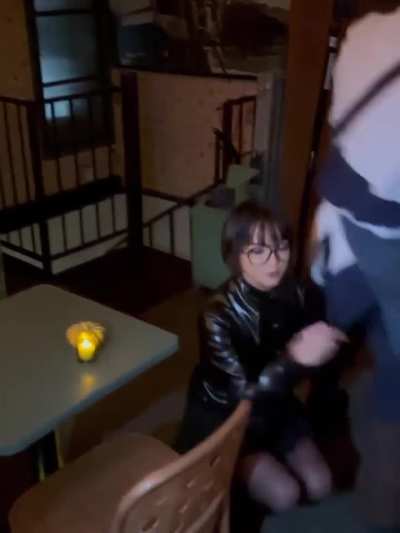 Isabela Merced dressed up as Edna Mode from The Incredibles for Halloween (via Instagram)