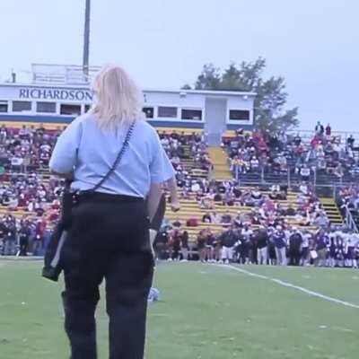 Trying to streak in the middle of a football game...WCGW