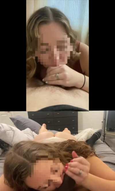 My hubby and a regular I see. This is why I'm a Hotwife.