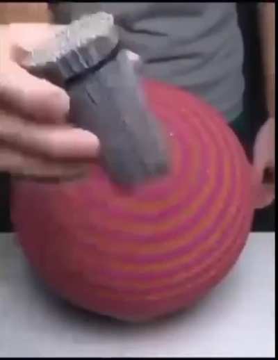 Igniting a big ball of matchsticks