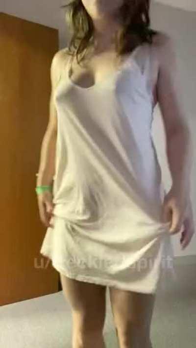 Love being a little slut at work