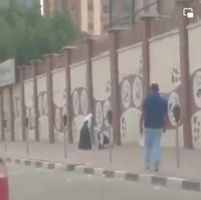 WCGW jumping of school fence?
