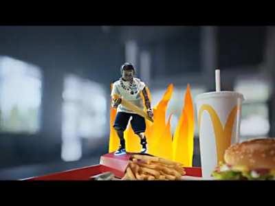 Travis Scott McDonalds advert but its 21st century humour