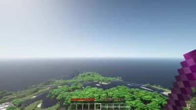 my favorite relaxing activity in Minecraft