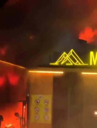 Nightclub fire in Thailand last night. 13 dead, many more injured.