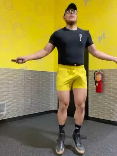 Sorry if I(m) distracting you from a workout.