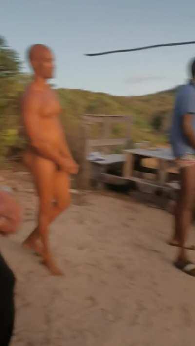 Fucking BBC outside with people watching