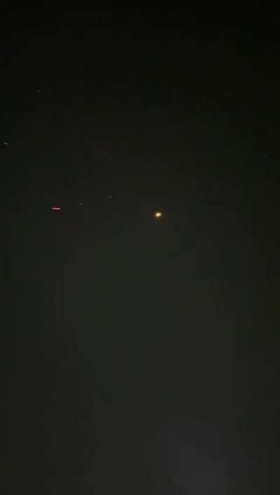 Interception attempt over Sefad, Northern Israel