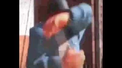 Soldier does the specialist dance and things are ok.