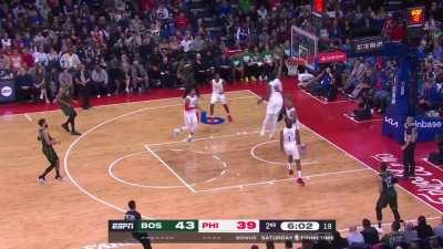 [Highlight] Embiid chasedown blocks Smart's layup attempt