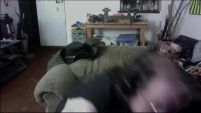 Joshua's sneaky face before hittin the duster still cracks me up