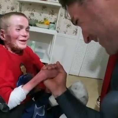 Superman meets his match.