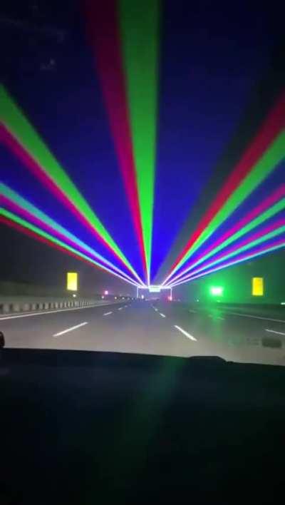 China is testing new “anti-sleep” lasers on highways. Used only at night or when it’s dark out. Citizens are unsure if it’s helping.