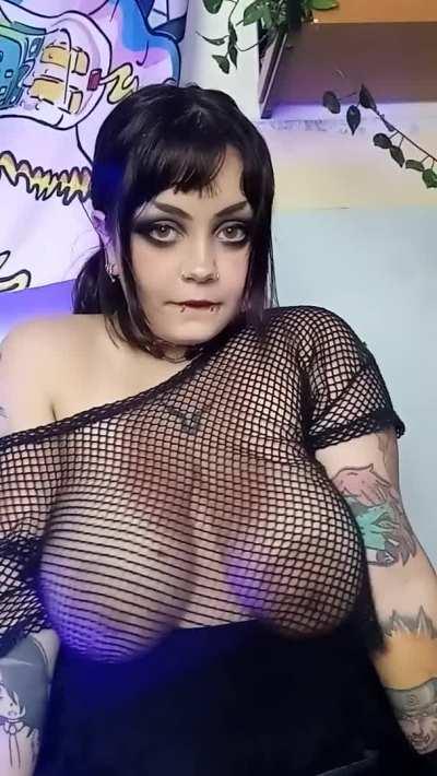 I just think fishnet clothing is mankind's greatest invention