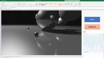 Raytracing in Excel Using the GPU